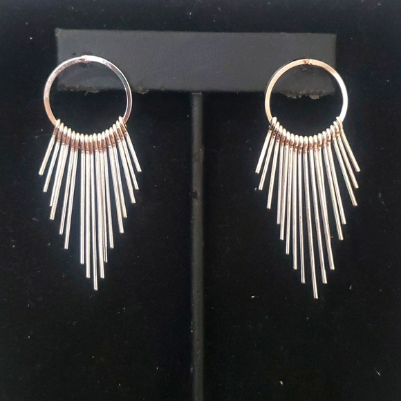 Jewelry - NWT chandelier metal tassle earrings 💕